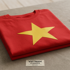 Red Flag with Golden Star